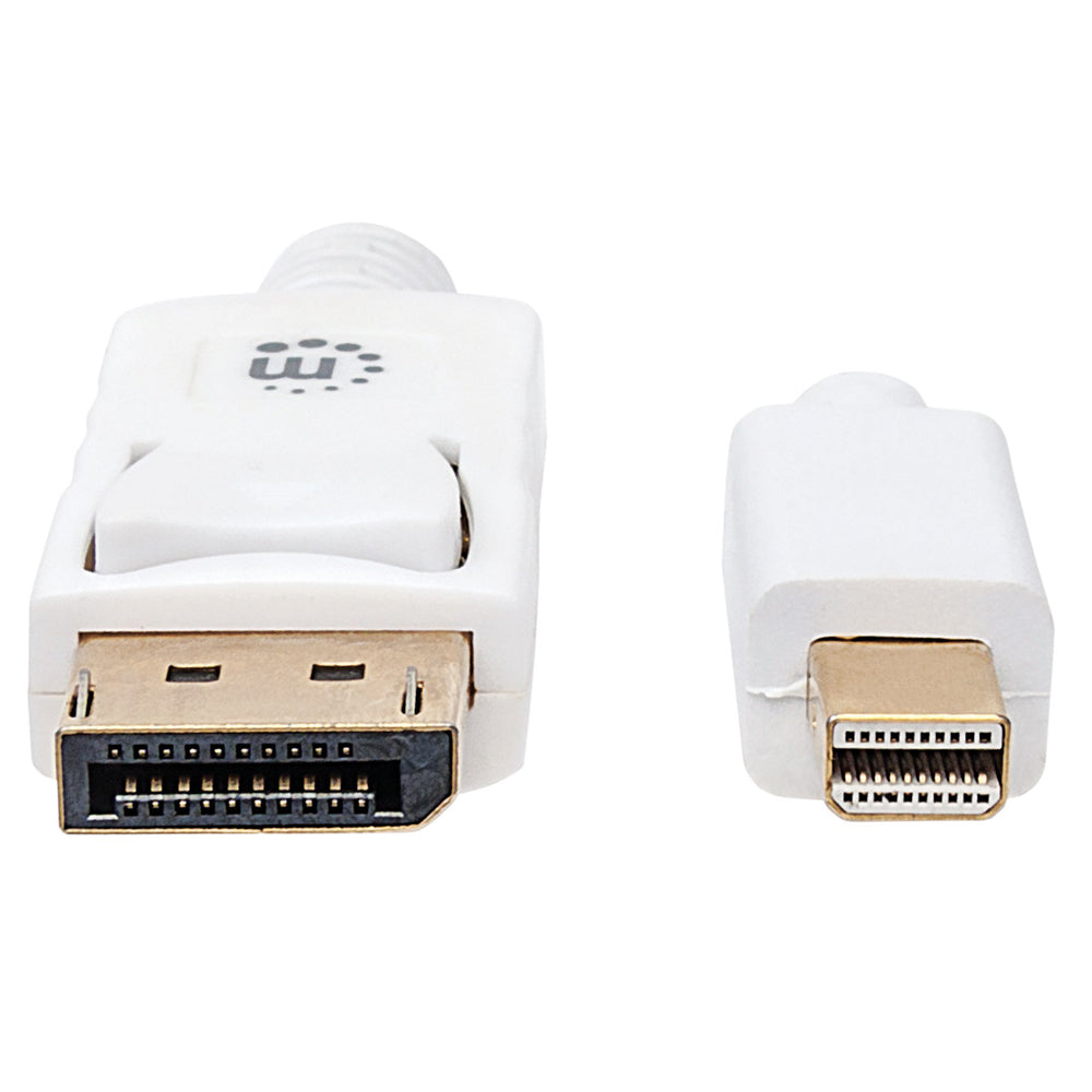 Cable DisplayPort Manhattan, Mini, 2.0m, Blanco