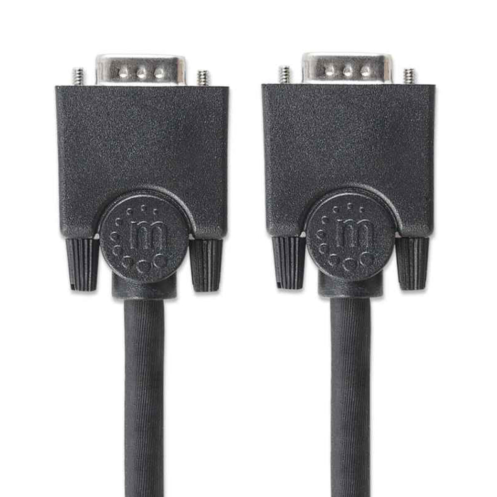 Cable Monitor SVGA Manhattan 8MM HD15M-M 20.0M 335607, Blindado, 20 Metros, Conector Macho-Macho