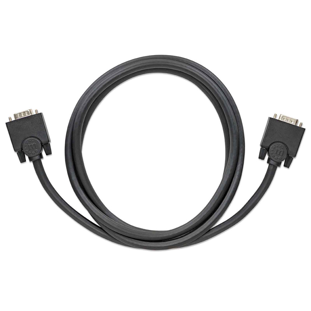 Cable Monitor SVGA Manhattan 8MM HD15M-M 20.0M 335607, Blindado, 20 Metros, Conector Macho-Macho