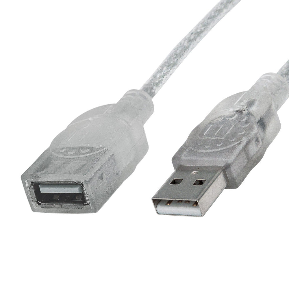 Cable Extensión Manhattan USB 2.0 Macho-Hembra 4.5m Plateado 480Mbps