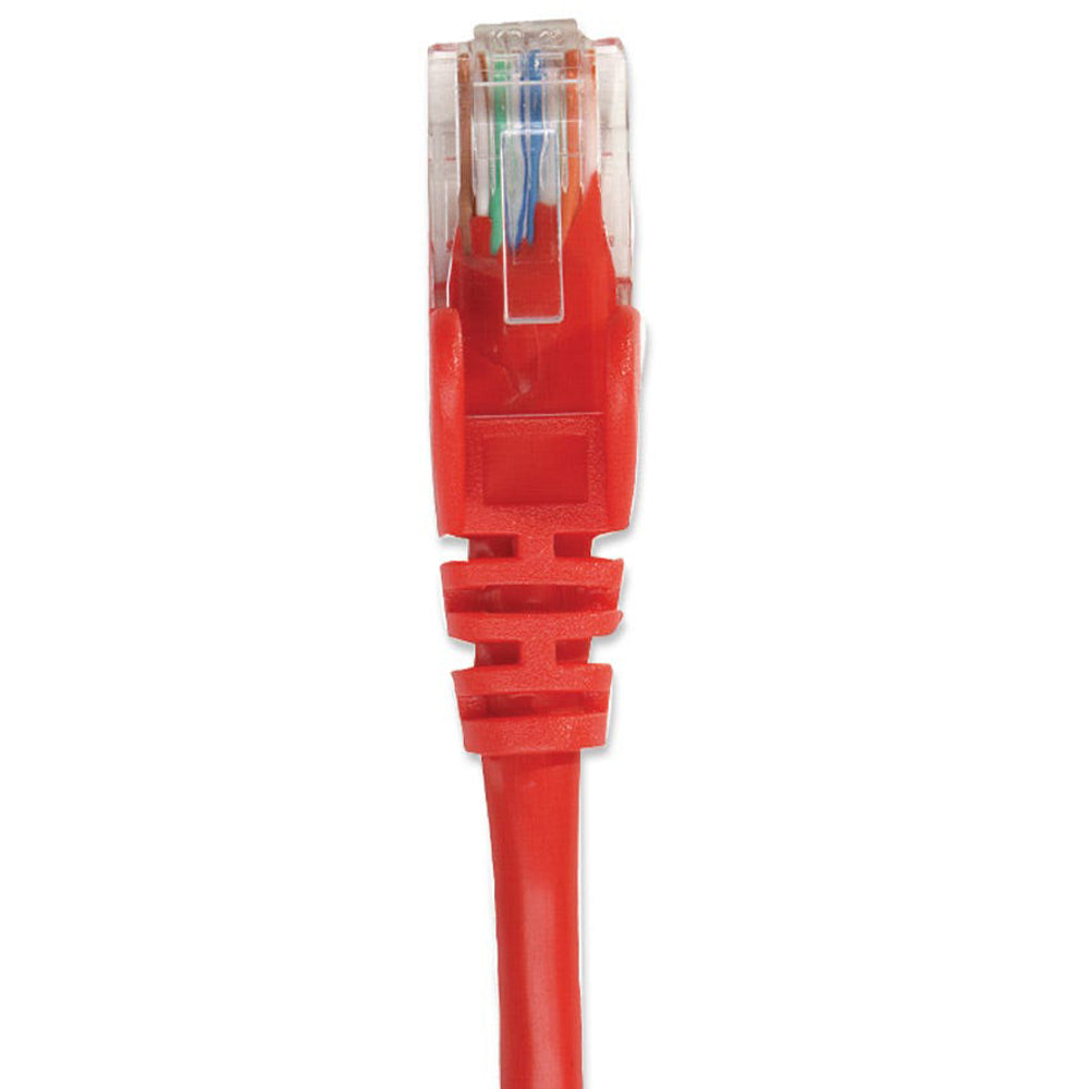 Cable Patch Intellinet RJ45 3.0m Cat6 UTP Rojo M-M, Velocidad 10.0F, Conector Macho-Macho