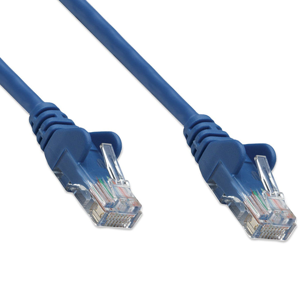 Cable Patch Intellinet RJ45 7.6m Cat6 UTP Azul M-M 342629, 25.0ft, Ethernet Gigabit