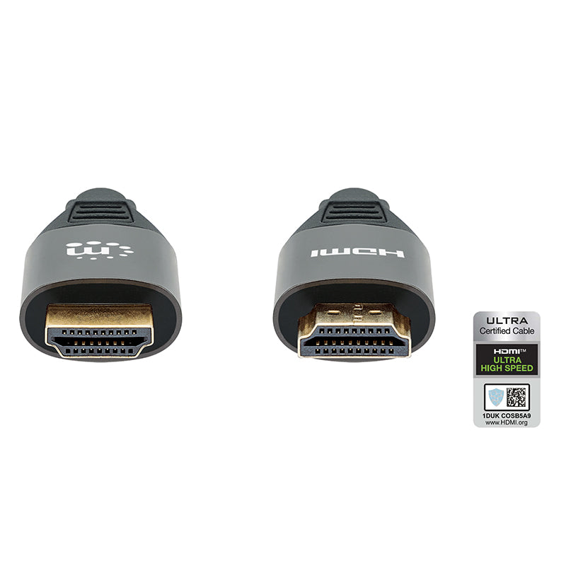 Cable HDMI Manhattan 2.1 Textil M/M 1.0m 8K 60Hz - Alta Velocidad - 355933