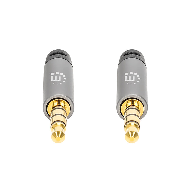 Cable Audio Manhattan Estéreo 3.5mm M-M 1.0m, Conectores Dorados, Blindaje Magnético
