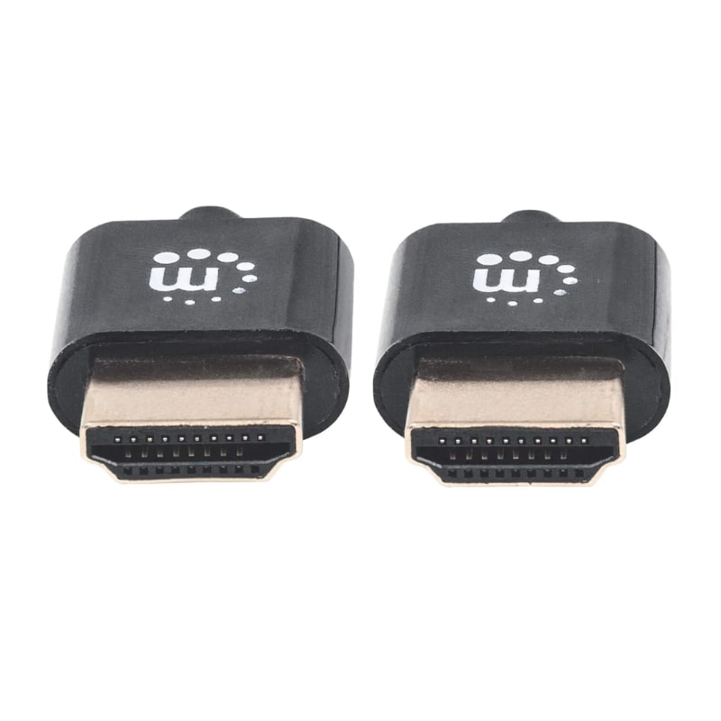 Cable HDMI Manhattan 1.8 mts 2.0 UltraDelgado Macho-M, 4K, 60Hz, 18 Gbps