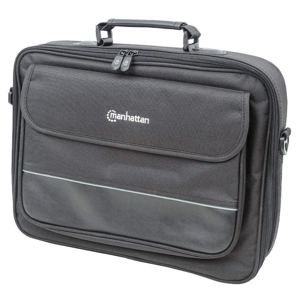 Maletín Portafolio Manhattan 15.4 Times Square 421430, Compartimento Acolchado, Correa Ajustable, Organizador Interno