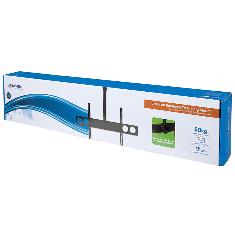 SOPORTE TECHO MANHATTAN PANTALLA 37-70 50KG INCLINABLE AJUSTABLE 423625