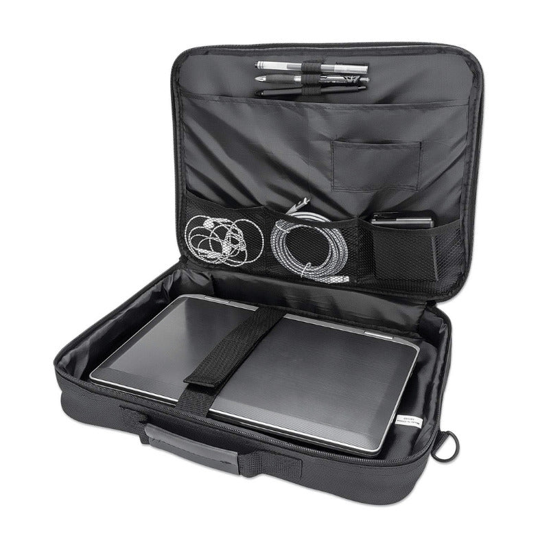 Maletín Manhattan P/Laptop 15.6" Cambridge, 3 Compartimentos, Correa Ajustable, Resistente