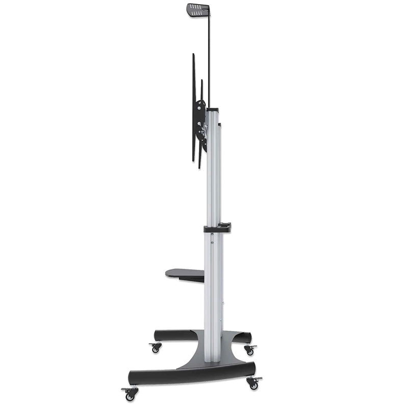 Soporte Manhattan TV Tipo Carro 100kg, Aluminio 60A100, Repisa 461672, Ajustable