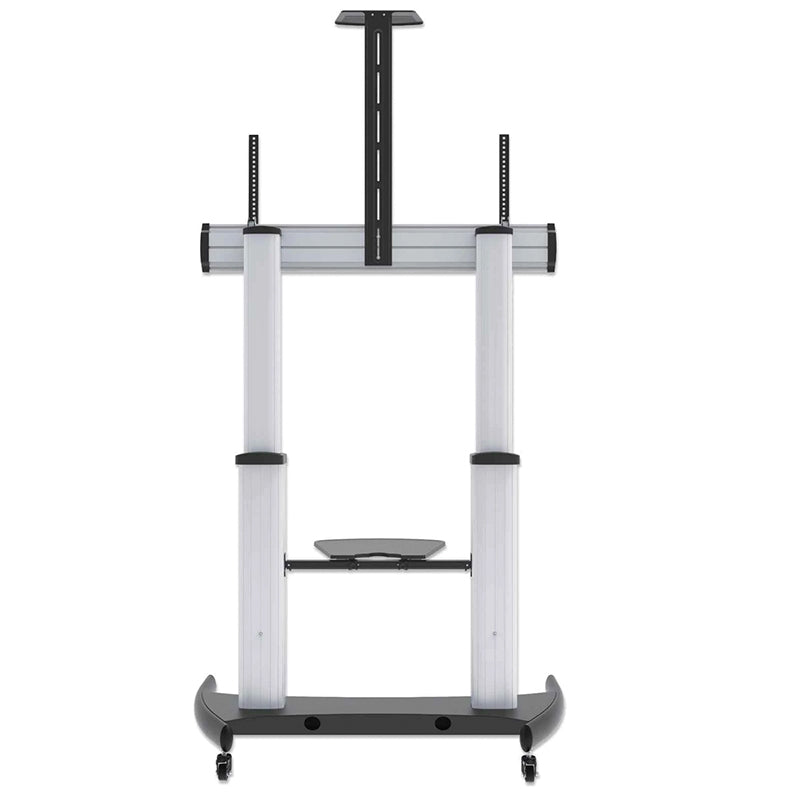 Soporte Manhattan TV Tipo Carro 100kg, Aluminio 60A100, Repisa 461672, Ajustable