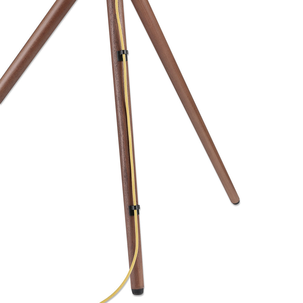 Soporte TV Manhattan Trípode 45A 65" 32KG Madera Nogal Aluminio Acero 461795