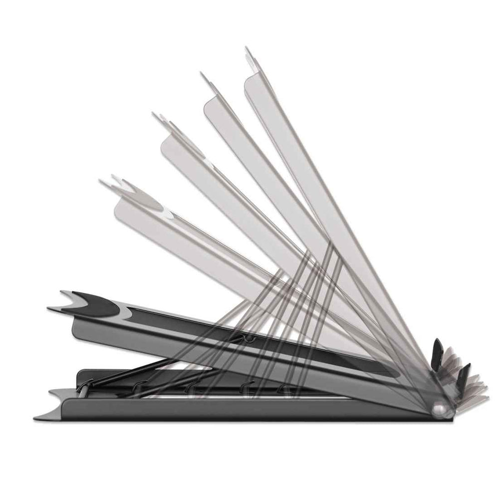 Soporte Ajustable Manhattan para Laptop y Tablet 10-15.6", Capacidad 5kg, Color Negro