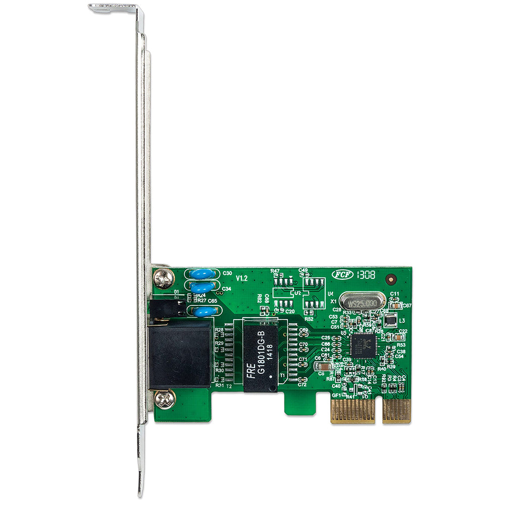 Tarjeta de Red Gigabit Ethernet PCI Express 10/100/1000 Mbps (WOL) Intellinet 522533