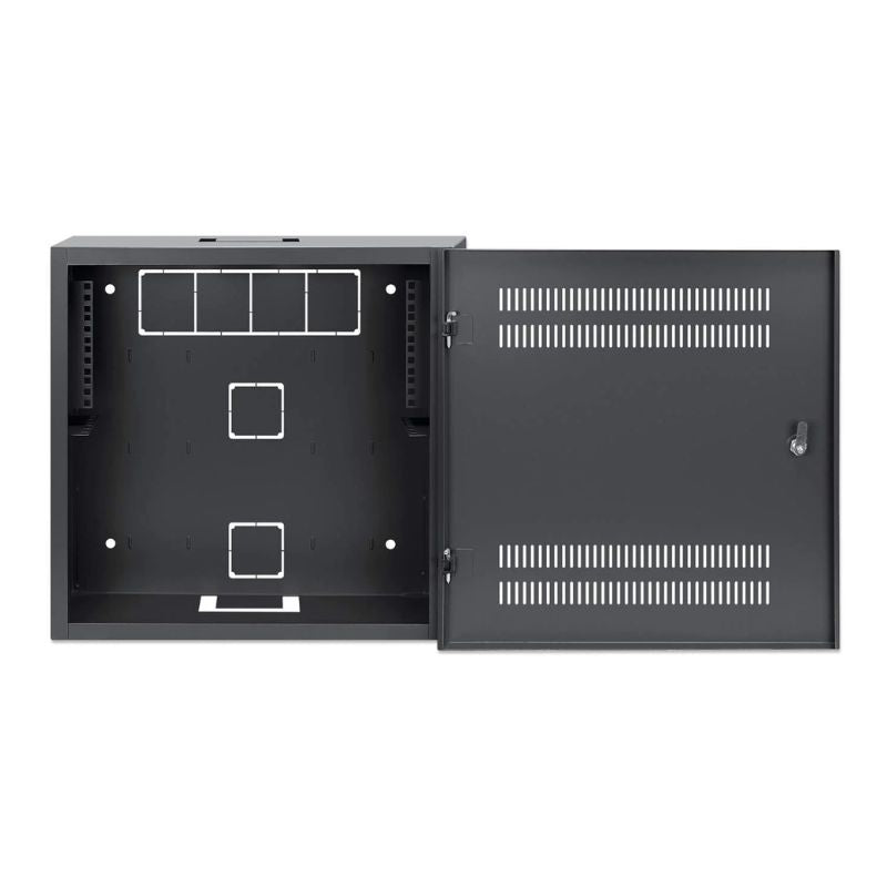 Gabinete Mural 19" 4U Horizontal 2U Vertical Intellinet 713689, Montaje en Pared, 6 Puertos RJ45, 2 Puertos USB