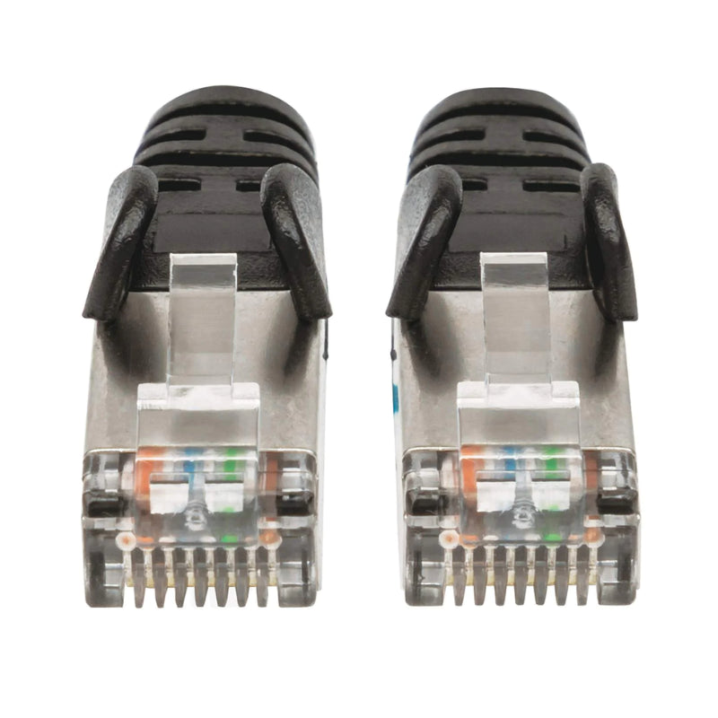 Cable Patch Intellinet Cat 6a, 4.2mts (14.0F), S/FTP Negro, Blindaje Total