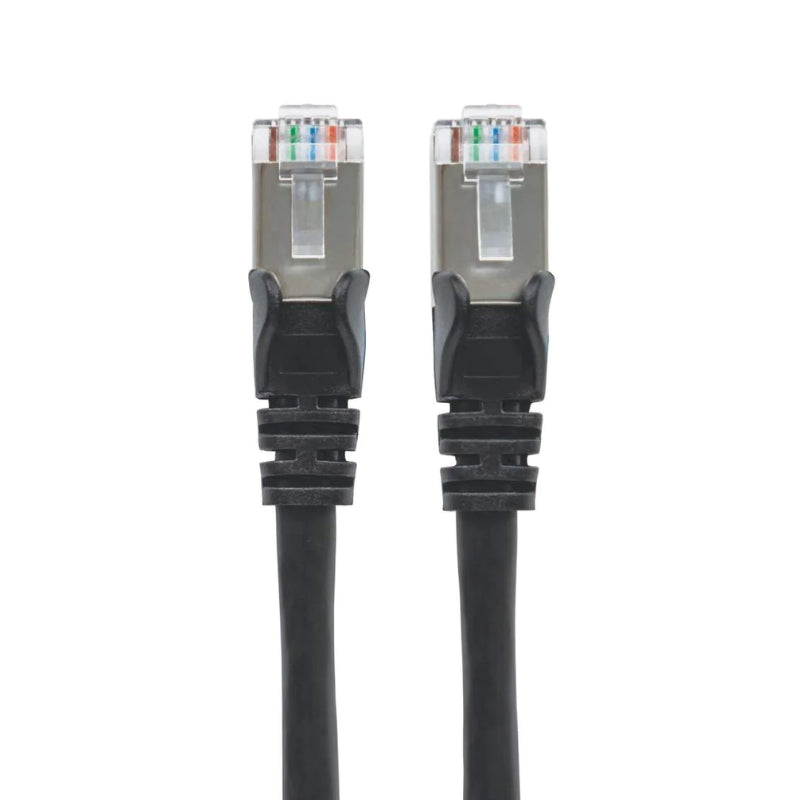 Cable Patch Intellinet Cat 6a, 4.2mts (14.0F), S/FTP Negro, Blindaje Total