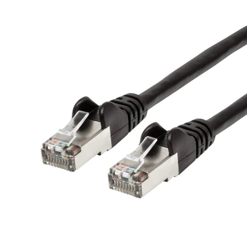 Cable Patch Intellinet Cat 6a, 4.2mts (14.0F), S/FTP Negro, Blindaje Total