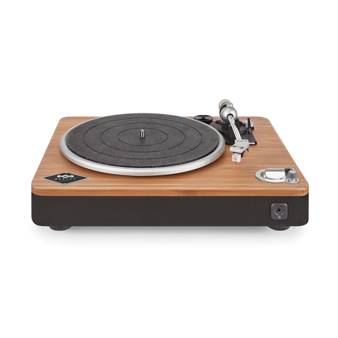 The House Of Marley Stir It Up Wireless Tocadiscos de tracción por banda Negro, Madera Manual, Aluminio, 45 RPM, 45 RPM