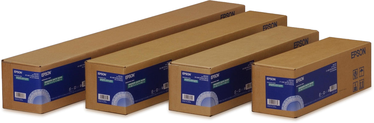 Epson Enhanced Matte Paper, 44" x 30,5 m, 189 g/m² medios de comunicación de gran formato 30,5 m 111,8 mm 111,8 cm (44") 265 µm
