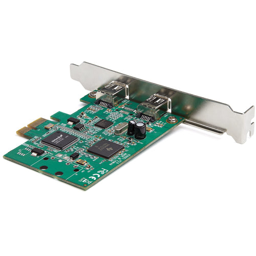 StarTech.com Tarjeta PCI Express FireWire de 2 Puertos - Adaptador PCIe FireWire 1394a Tarjetas y adaptadores de interfa