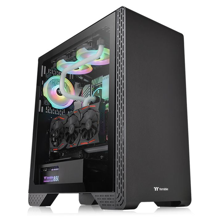 Thermaltake S300 TG Midi Tower Negro, ATX, Micro ATX, Mini-ITX, CA-1P5-00M1WN-00