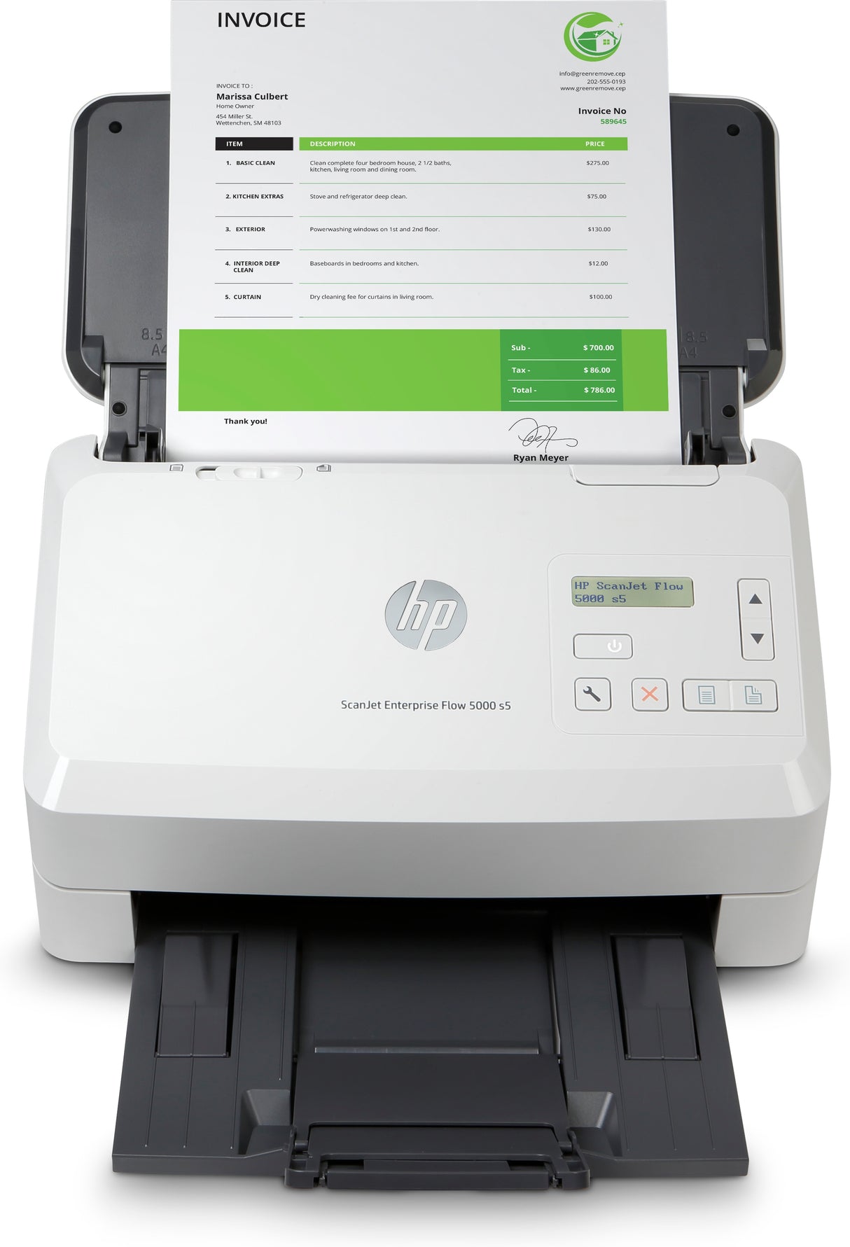 HP ScanJet Enterprise Flow 5000 s5 Escáner 216 x 3100 mm 600 x 600 DPI Si Si