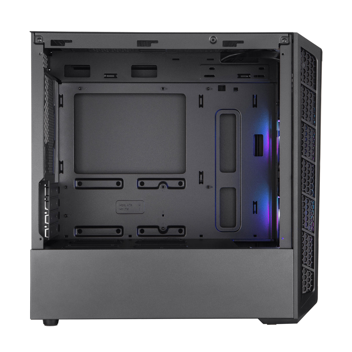 Cooler Master MasterBox MB320L ARGB Mini Tower Negro, Micro ATX, Mini-ITX, Red