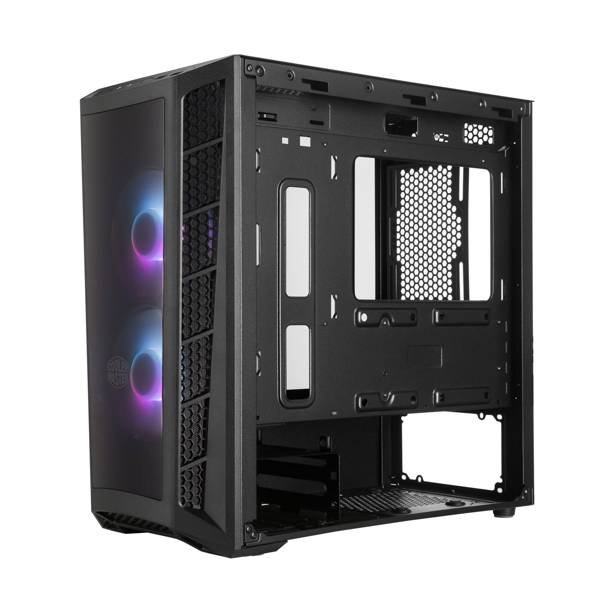 Cooler Master MasterBox MB320L ARGB Mini Tower Negro, Micro ATX, Mini-ITX, Red