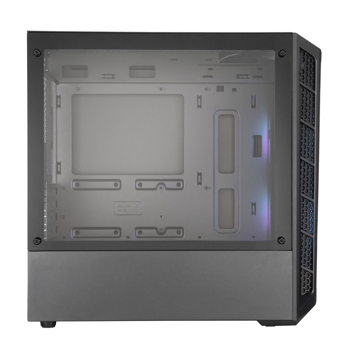 Cooler Master MasterBox MB320L ARGB Mini Tower Negro, Micro ATX, Mini-ITX, Red