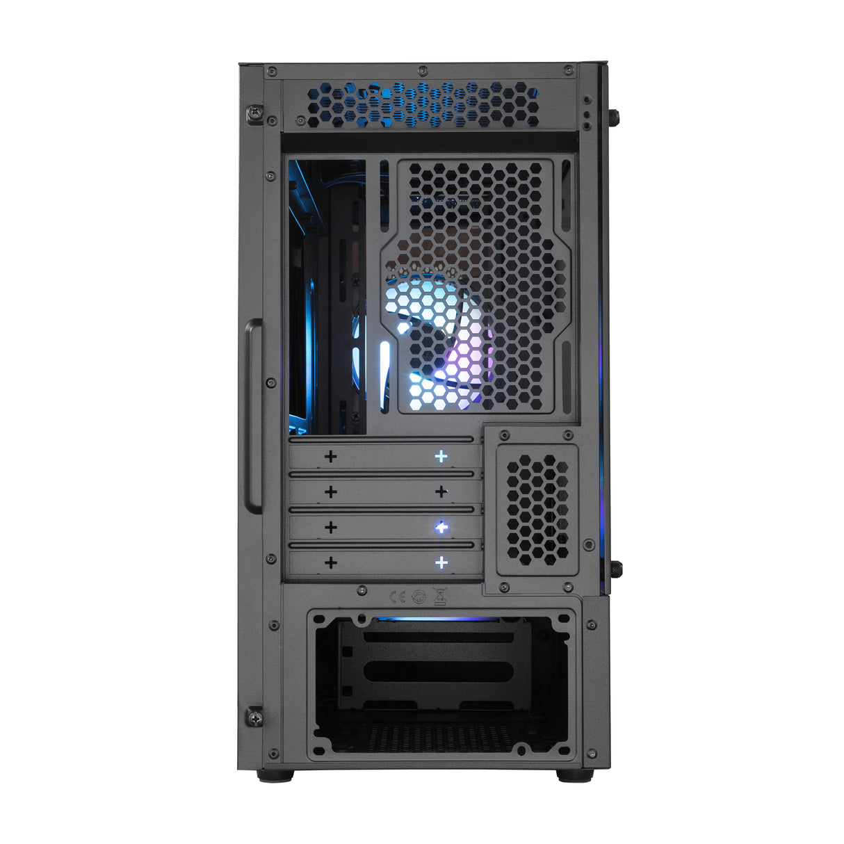 Cooler Master MasterBox MB320L ARGB Mini Tower Negro, Micro ATX, Mini-ITX, Red