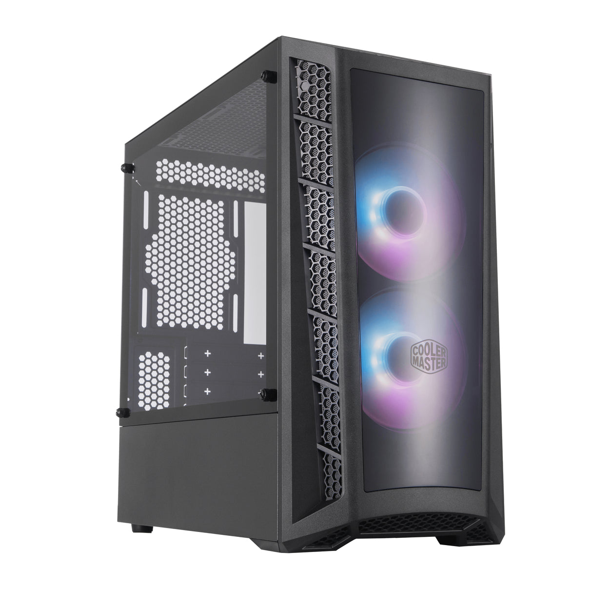 Cooler Master MasterBox MB320L ARGB Mini Tower Negro, Micro ATX, Mini-ITX, Red