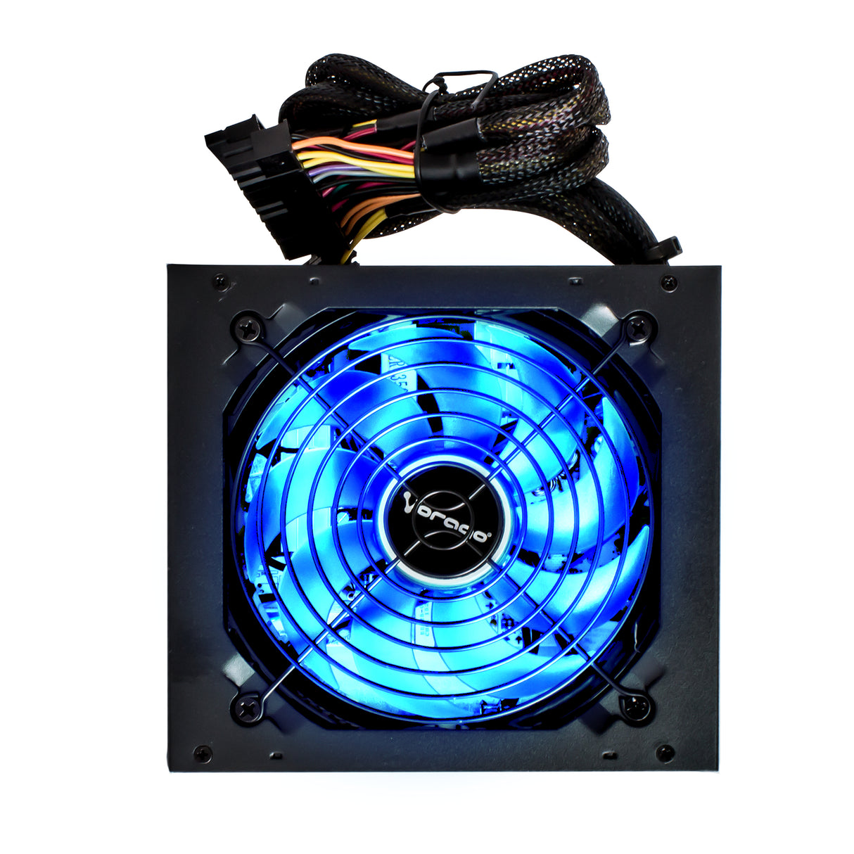 FUENTE DE PODER VORAGO START THE GAME PSU-200 ILUMINADA 600WATTS 2 x SATA CAJA