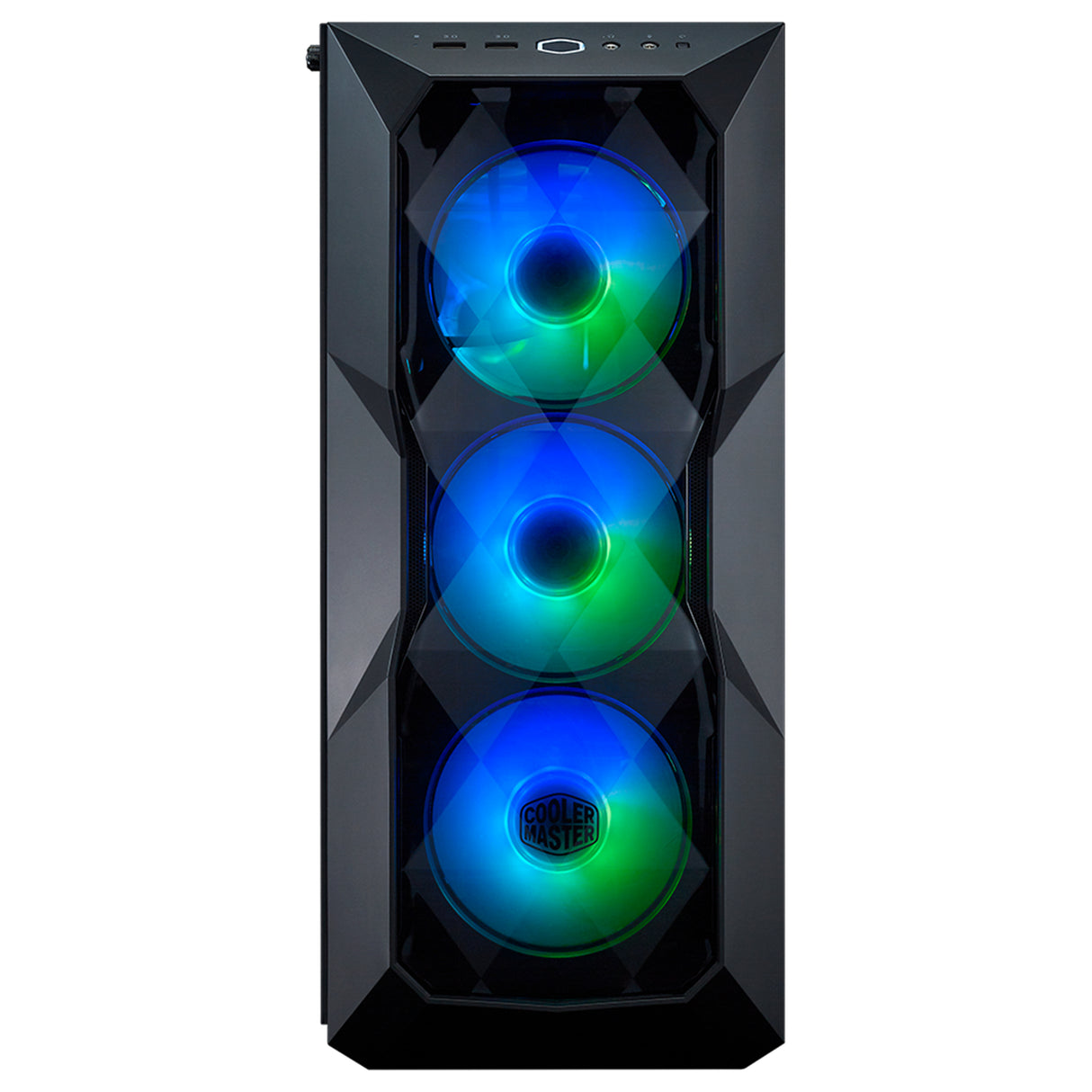 Cooler Master MasterBox TD500 Crystal Midi Tower Negro, ATX, EATX, Micro ATX