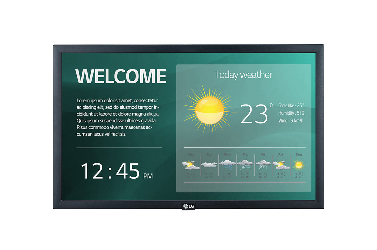 LG 22SM3G-B Monitor 54,6 cm (21.5") 1920 x 1080 Pixeles Full HD IPS Wifi