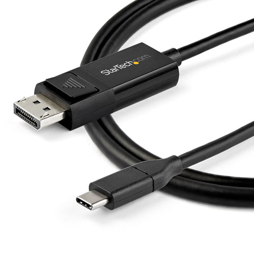 StarTech.com 2m - Cable USB-C a DisplayPort 1.4 - Bidireccional Adaptadores de cable de vídeo 2 m USB Tipo C 0 - 45 °C