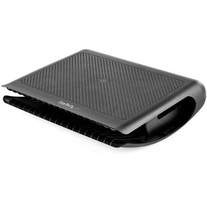 StarTech.com Reposapiés Ergonómico Basculante con Gestión de Cableado y Almacenamiento - Soporte de Piés para Debajo del