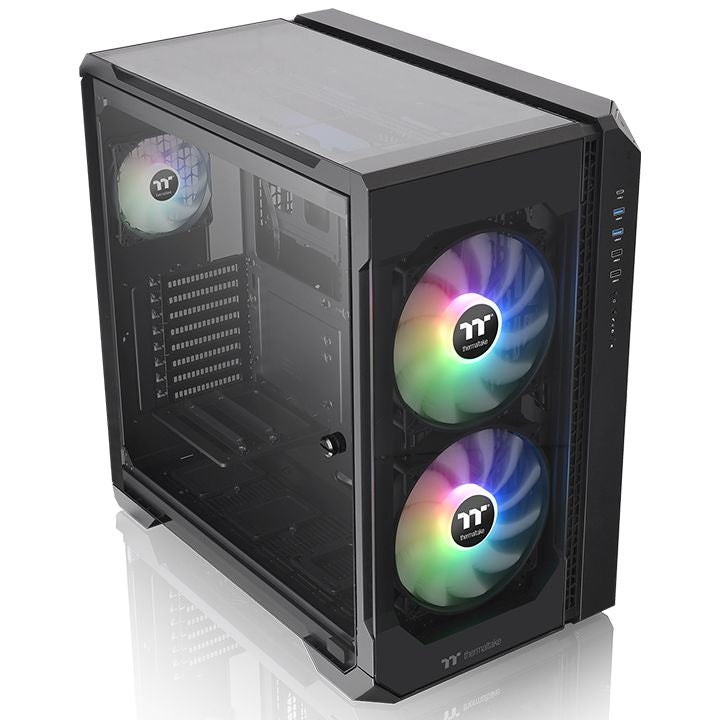Thermaltake View 51 TG ARGB Midi Tower Negro, ATX, EATX, Micro ATX, CA-1Q6-00M1WN-00