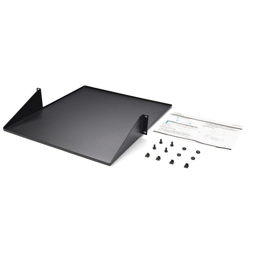 StarTech.com Estante de 2U para Rack de Servidores - de 2 Columnas - de Montaje Central - Sólido Accesorios para rack Ca