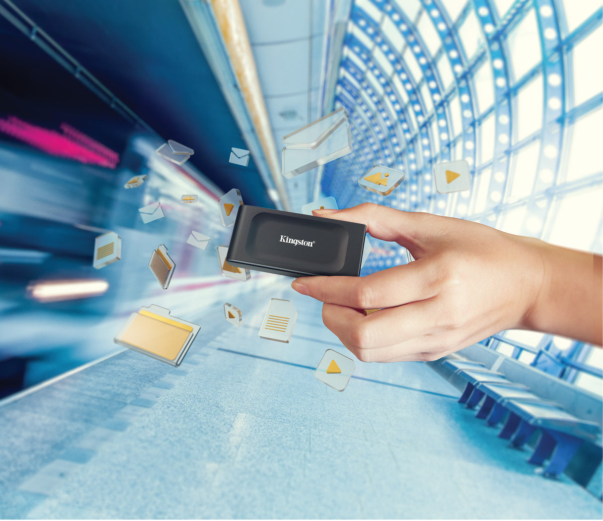 Kingston Technology 2TB SSD externo XS1000 USB 3.2 Gen 2 unidades externas de estado sólido 2 GB 1050 MB/s 1000 MB/s USB