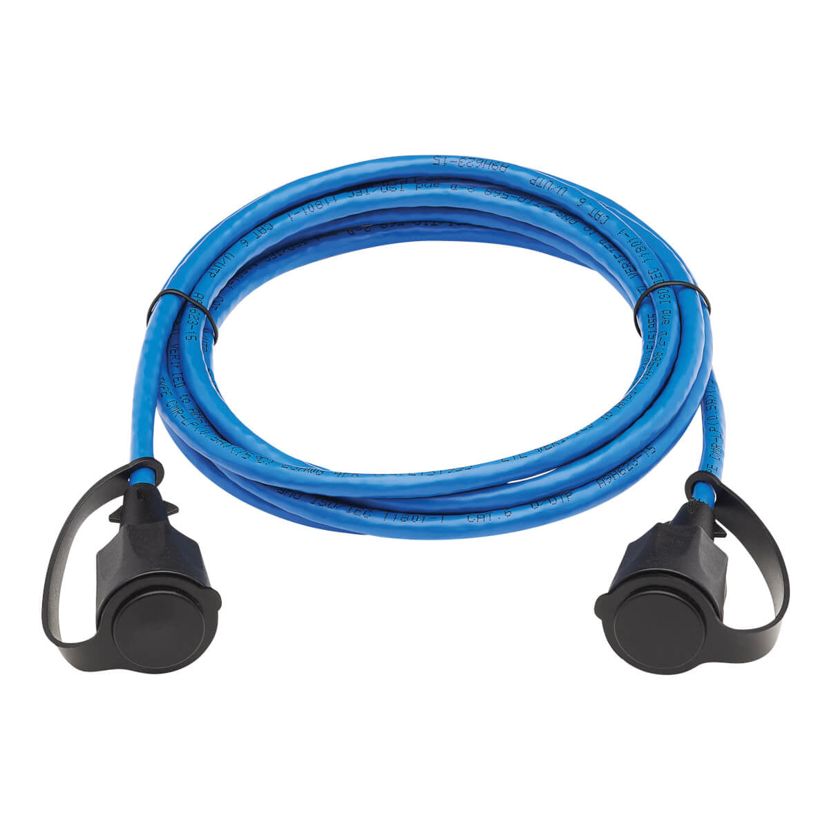 Tripp Lite N200P-010BL-IND Cable Ethernet (UTP) Cat6 Industrial, RJ45 M/M, 100W PoE, CMR-LP, IP68, A