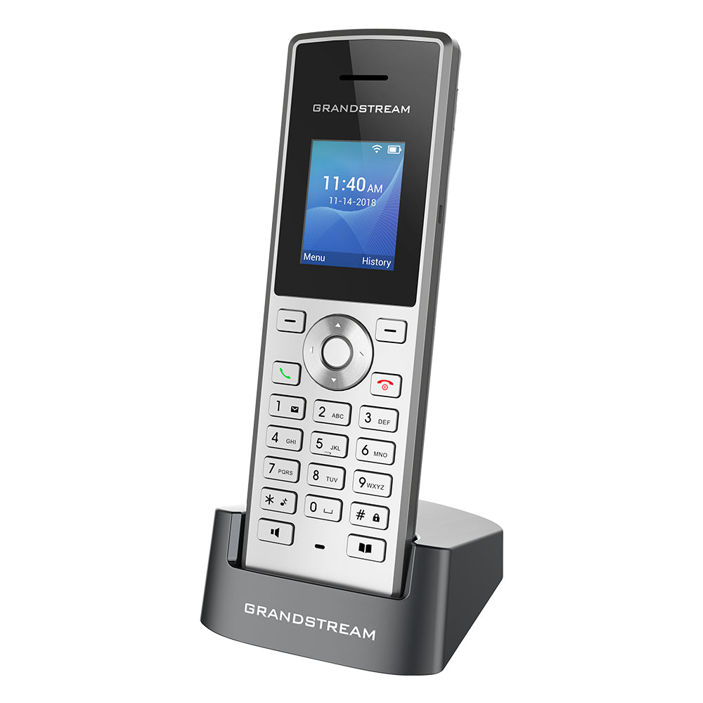 Grandstream Networks WP810 teléfono IP Negro, Metálico 2 líneas TFT Wifi, Terminal inalámbrico, 2.4/5 GHz