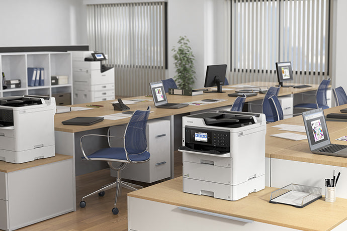 Epson WorkForce Pro WF-C579R Impresora Multifunción Inyección de tinta WiFi Negro, Blanco
