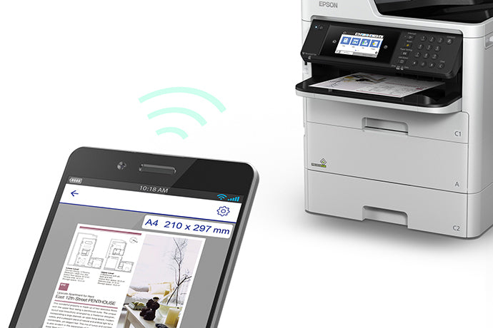 Epson WorkForce Pro WF-C579R Impresora Multifunción Inyección de tinta WiFi Negro, Blanco