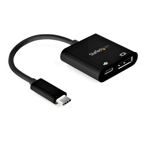StarTech.com Cable de 1m USB-C a DisplayPort 1.4 HBR3 con Entrega de Alimentación PD de 60W - Convertidor Adaptador de V