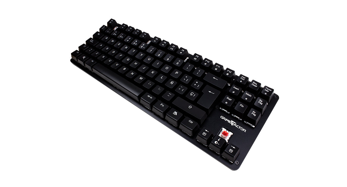Game Factor KBG500 teclado Juego USB QWERTY Español Negro