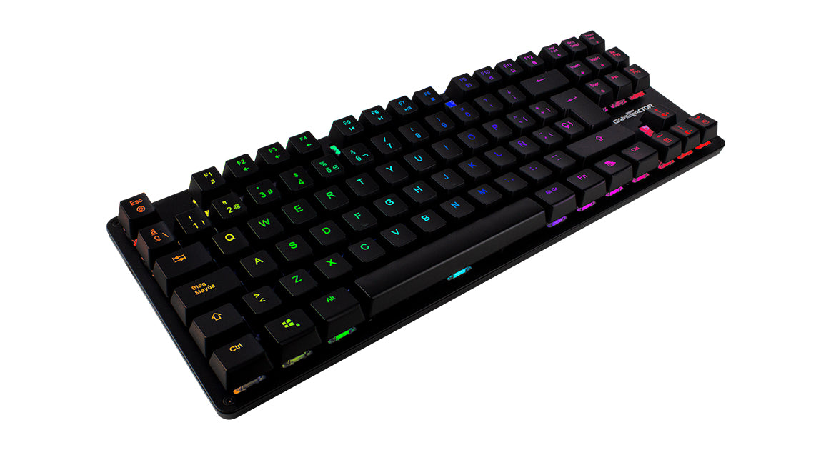 Game Factor KBG500 teclado Juego USB QWERTY Español Negro