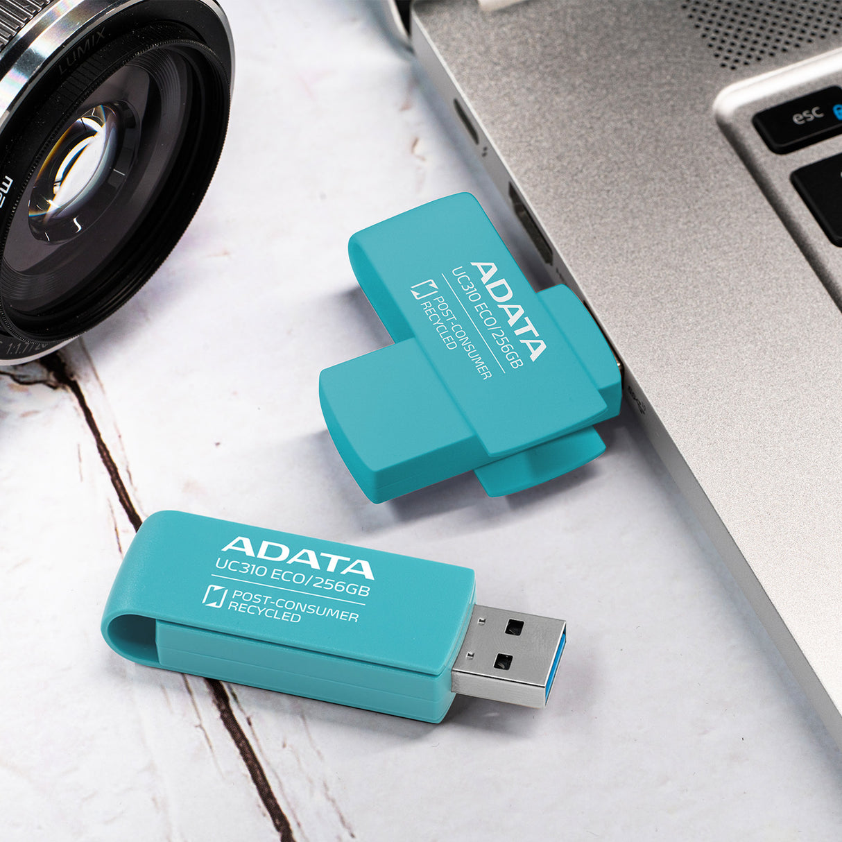ADATA UC310 ECO Unidades flash USB 256 GB USB tipo A Girar