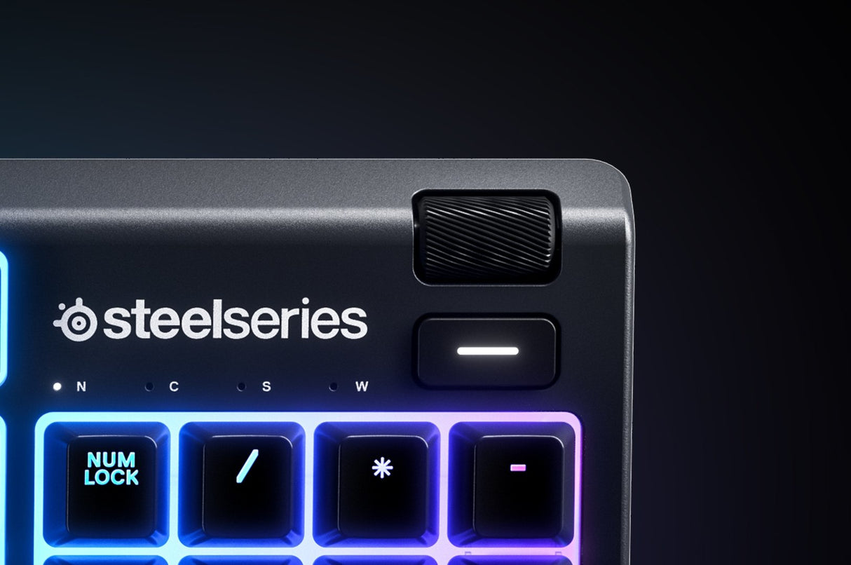 SteelSeries Teclado 64795, Producto Empresarial, Conexión USB, Diseño Ergonomico