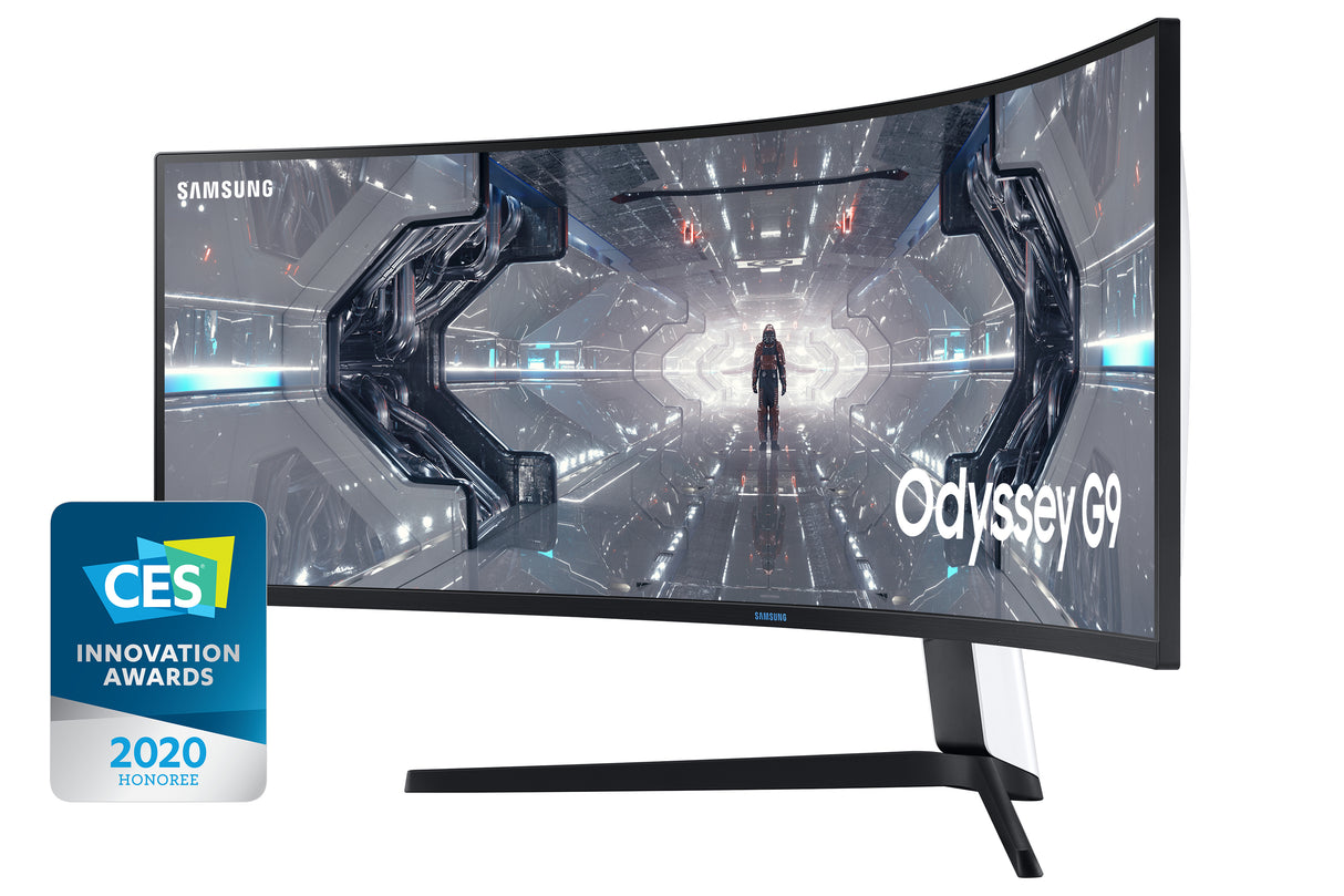 Samsung Odyssey LC49G95TSSL Monitor 124,5 cm (49") 5120 x 1440 Pixeles Quad HD QLED Negro