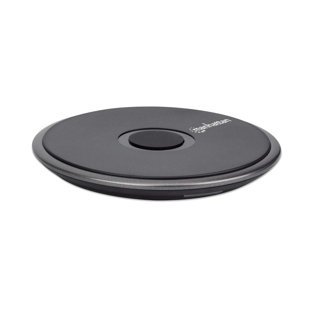 Manhattan Base de carga inalámbrica rápida - 10 W cargador de dispositivos móviles Universal USB Si Si